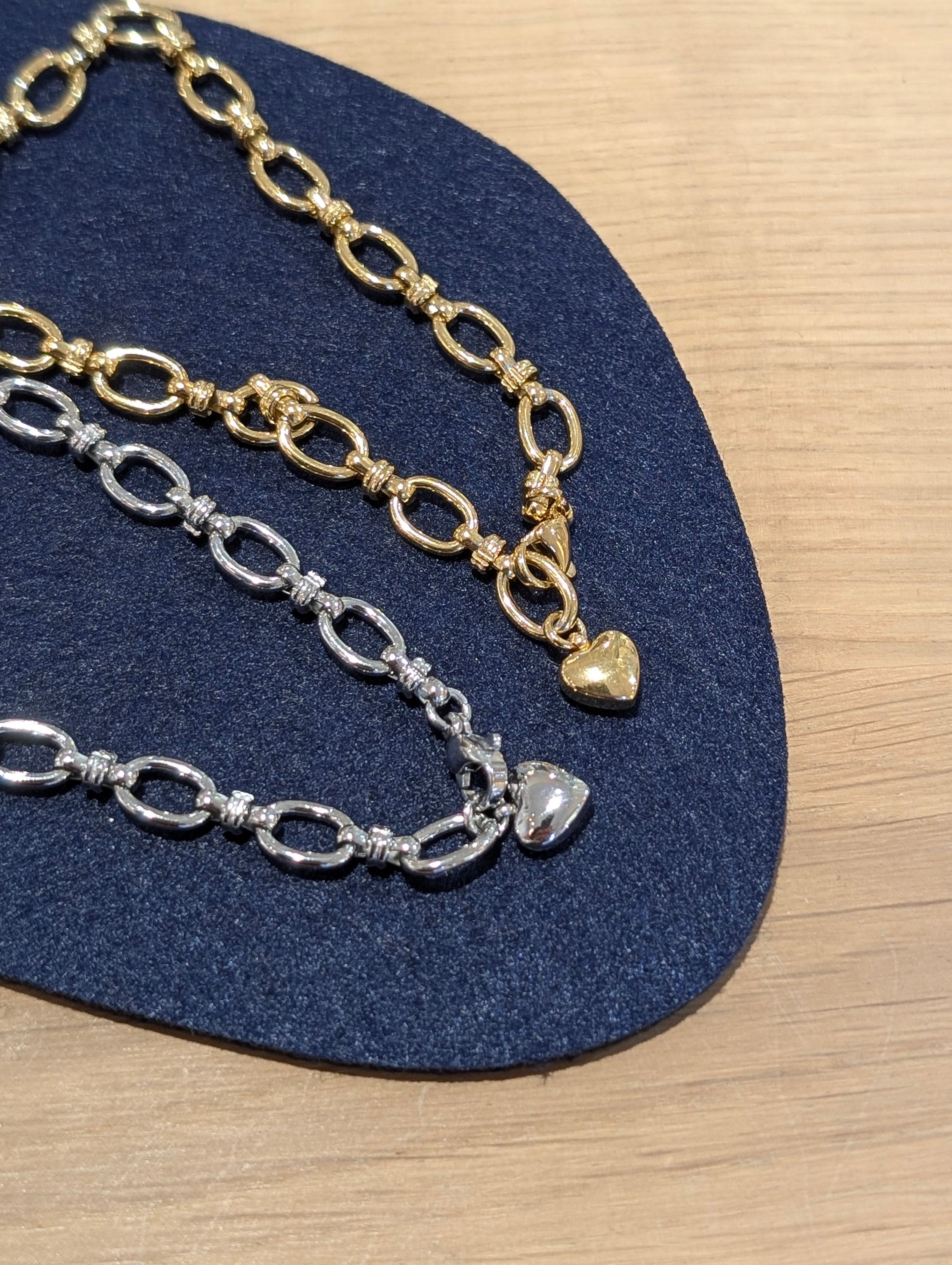 Keepsake Heart Stainless Steel Bracelet
