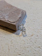 Outline Heart Band 925 Silver Ring