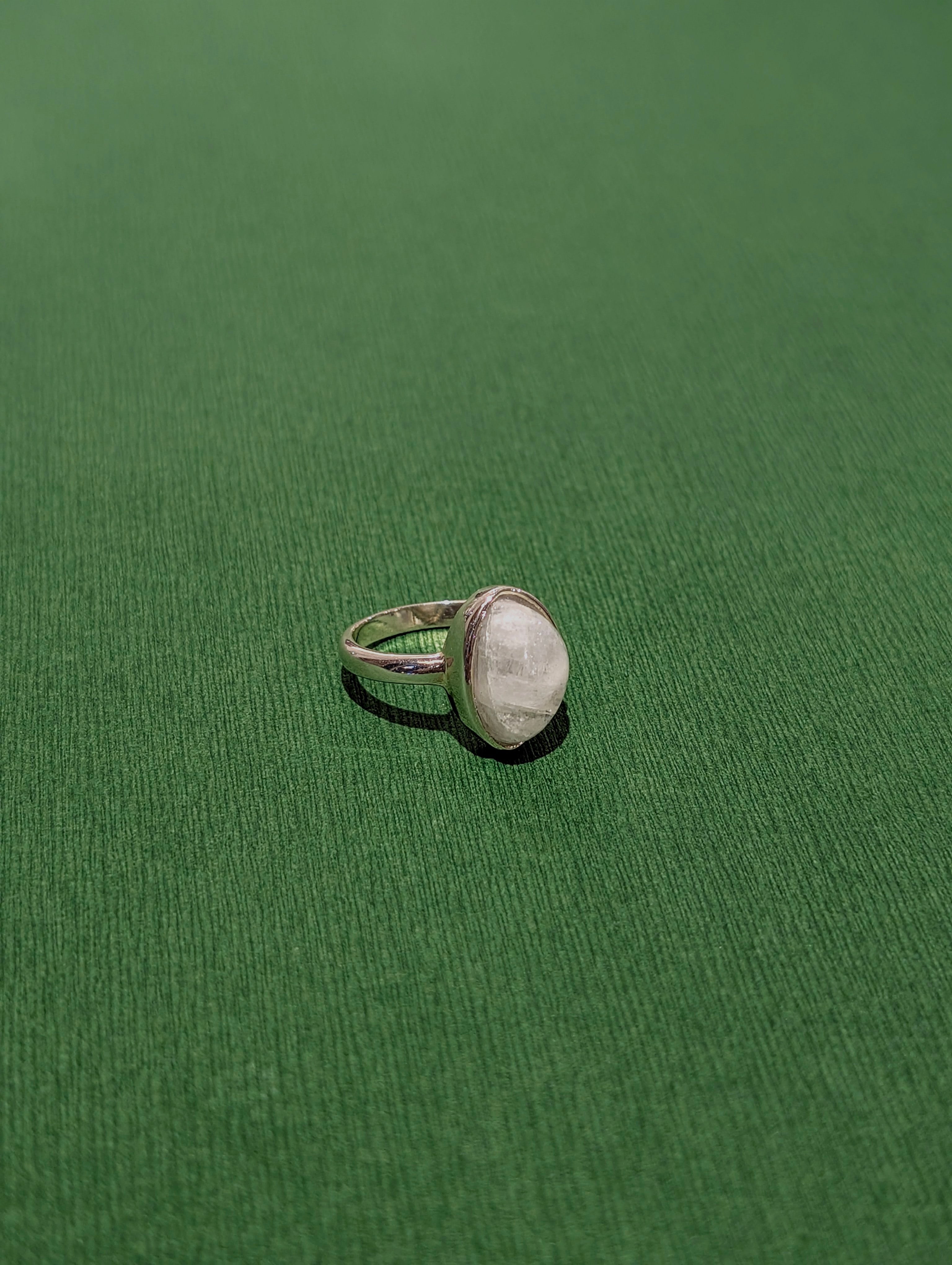Moonstone 925 silver ring