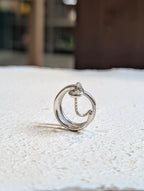 Ember Knot 925 Silver Ring