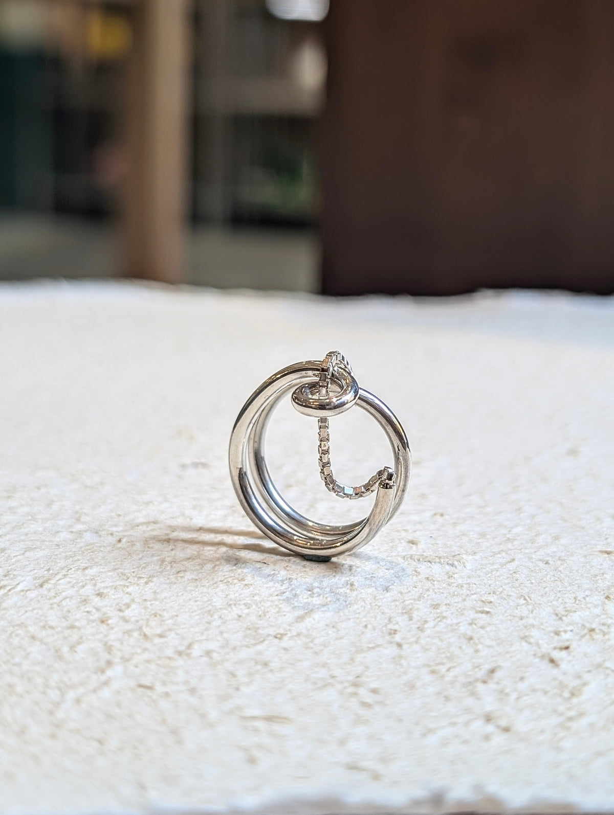 Ember Knot 925 Silver Ring