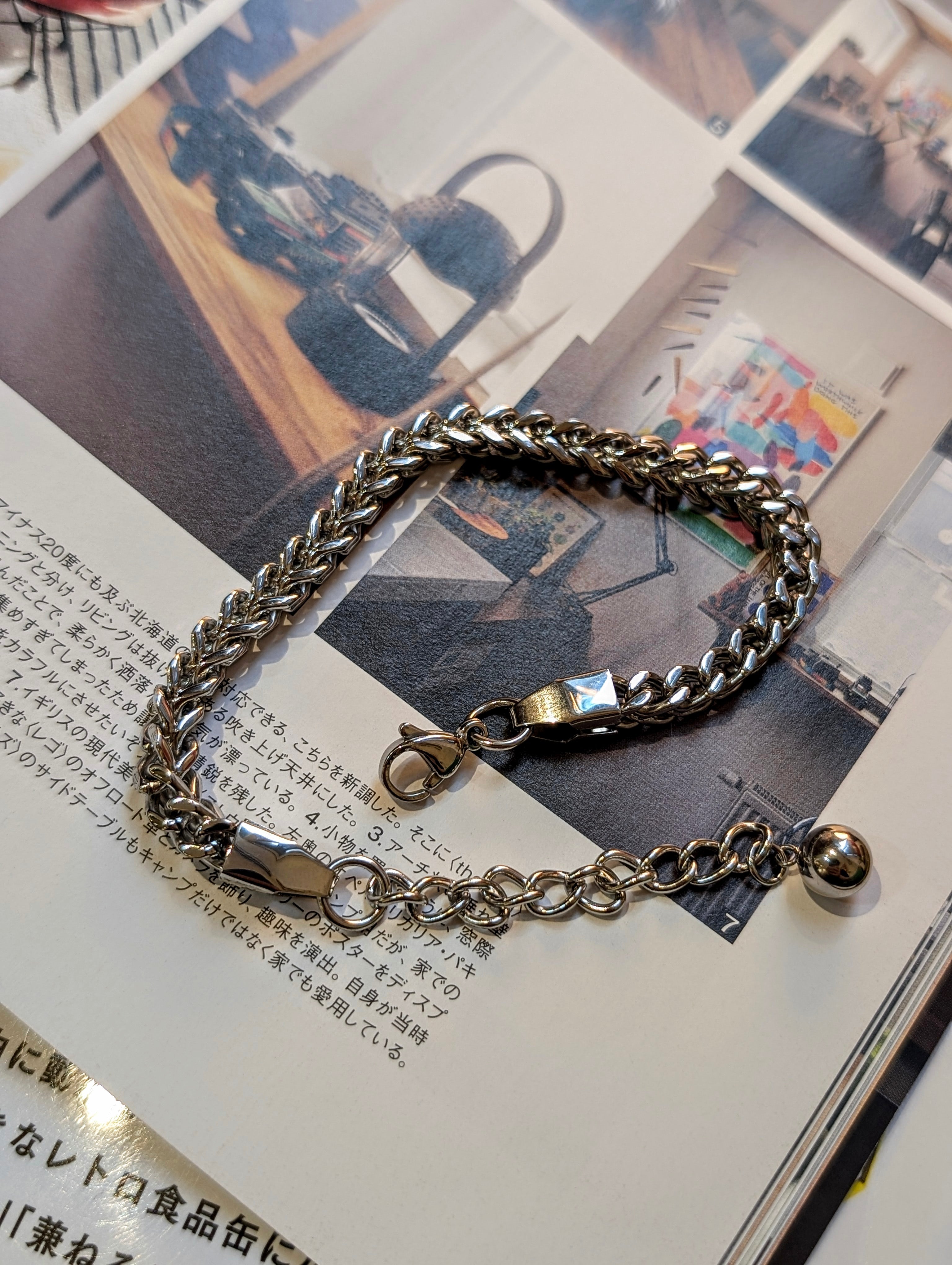 Classic Franco Mesh Stainless Steel Bracelet