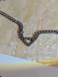 Heart Link Chain Stainless Steel Necklace