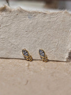 Marquise Trinity Stud Earrings