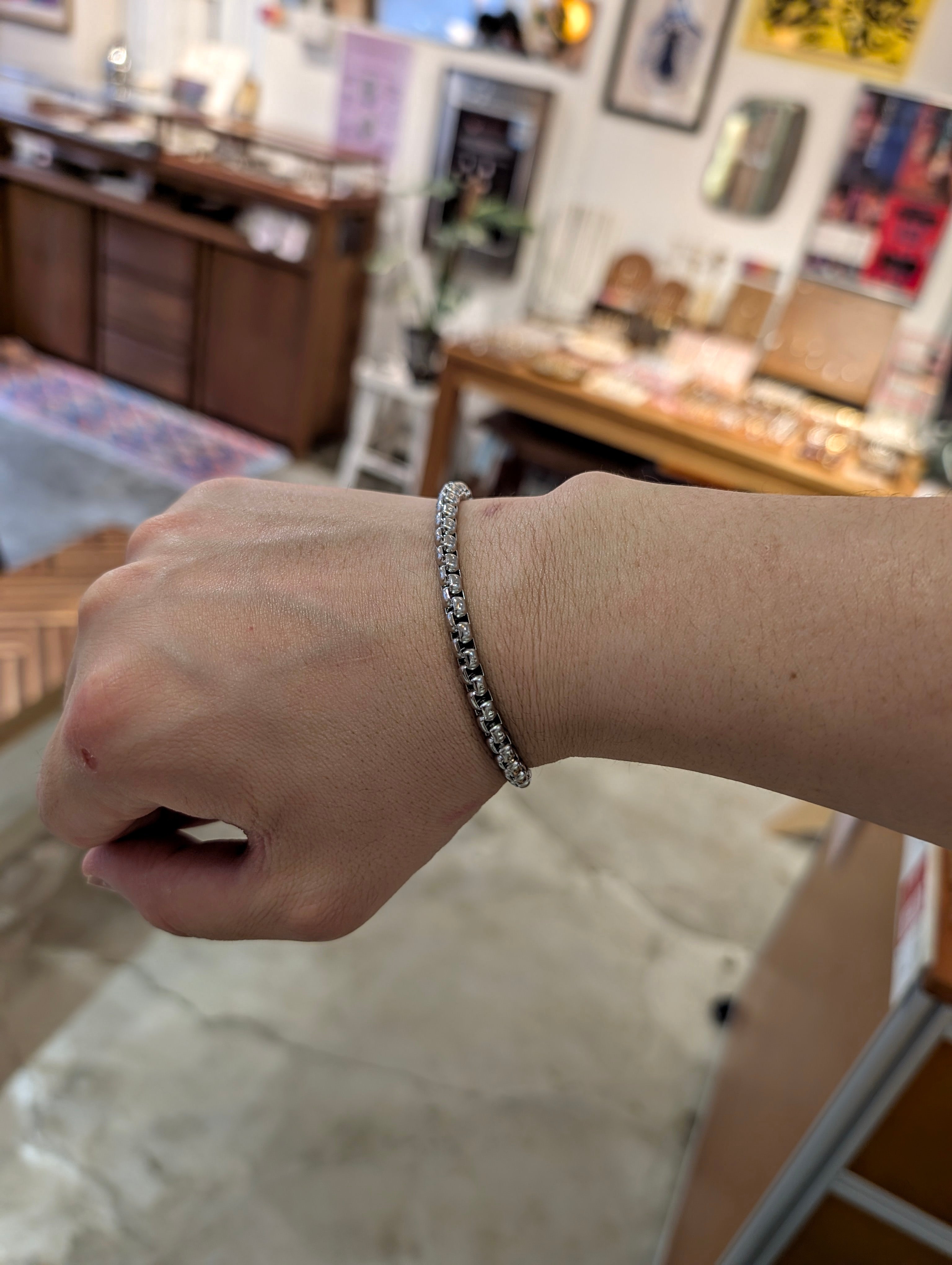 Stainless Steel Chain Bracelet - Men
