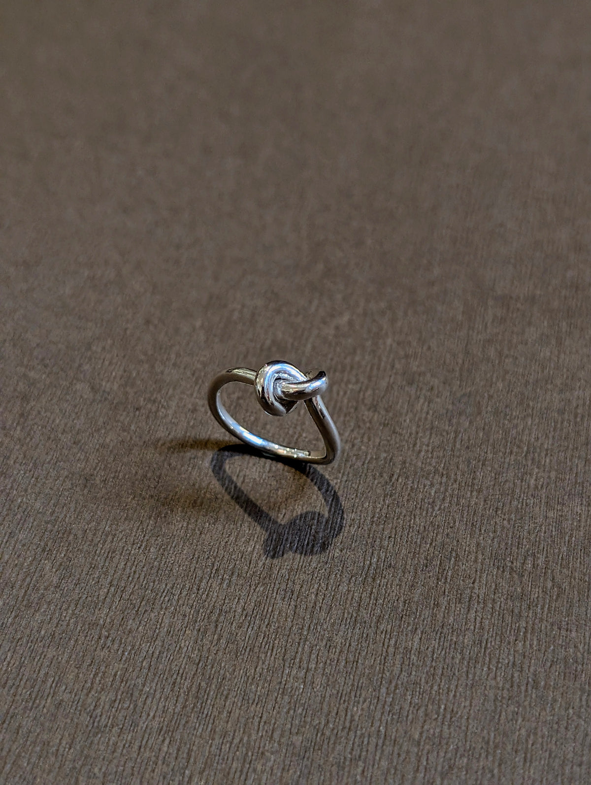 Knot 925 silver pinky ring