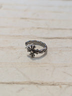 Unisex surgical steel cross Earcuff