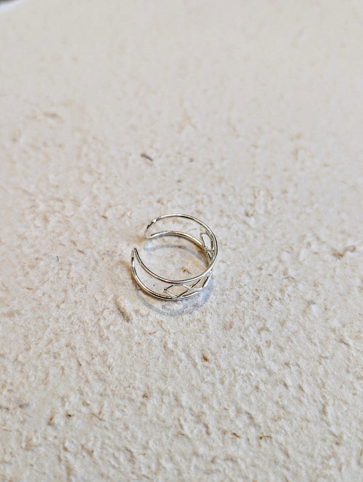 Gridline 925 Silver Ring