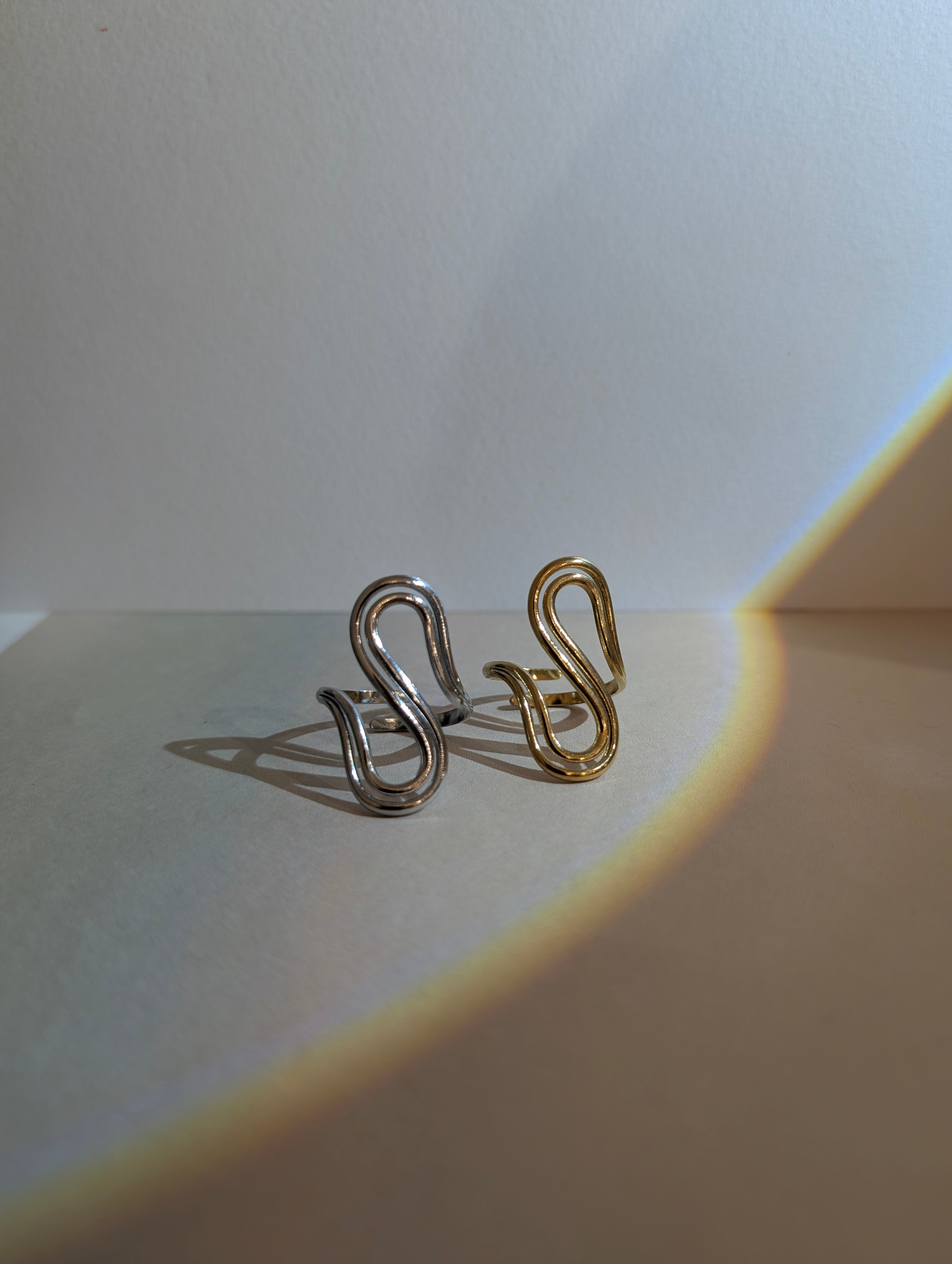 Double S Stainless Steel Ring