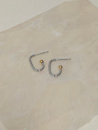 Mix tone earrings
