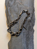 Matte Black Chain Stainless Steel Bracelet - Men