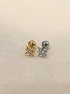 Starlight Burst Stud Surgical Steel Piercing Earring (1pc)