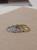 Echo Baguette Hoop Earrings