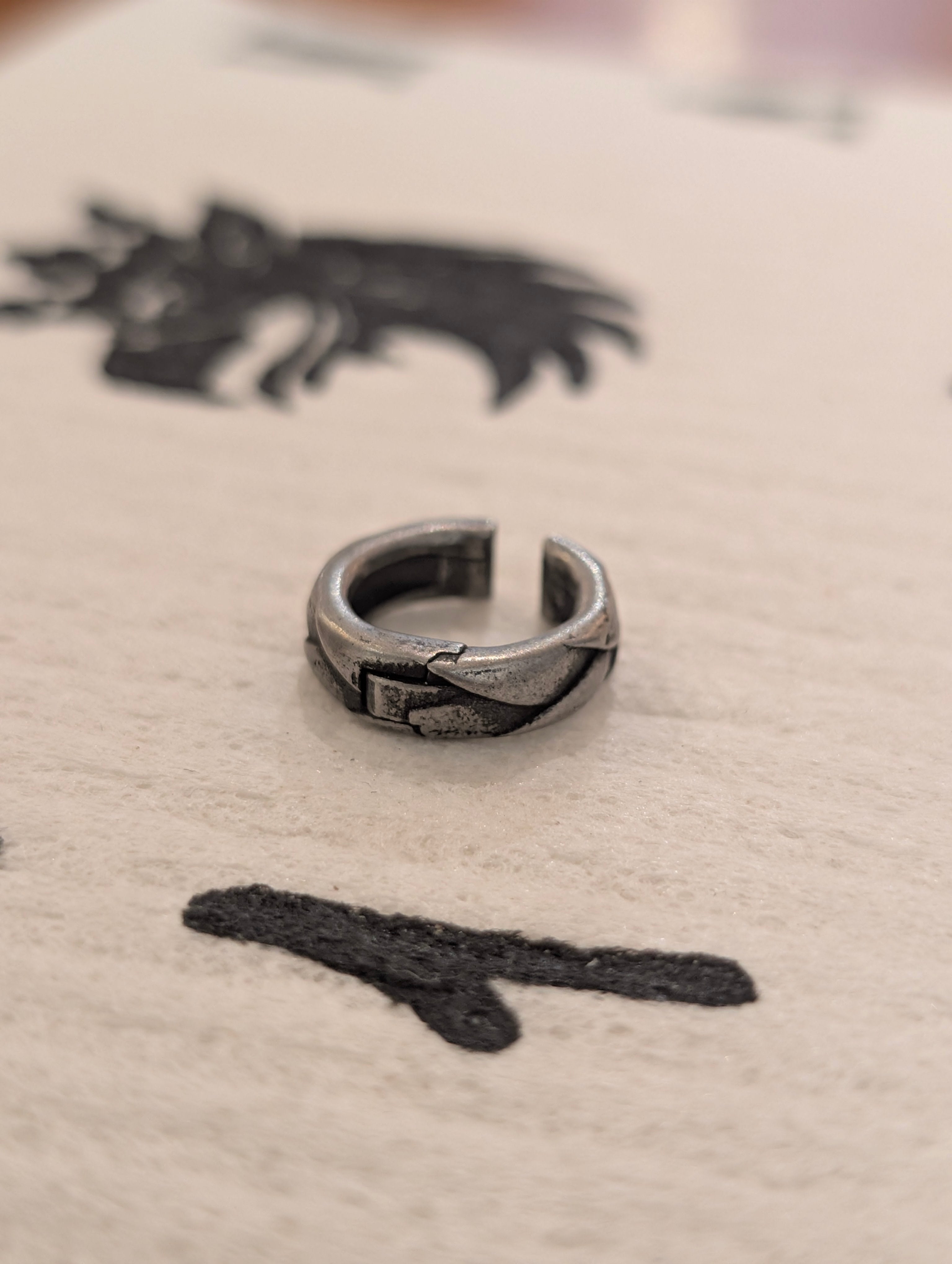 Matte Slate Unisex Water Resistant Earcuff