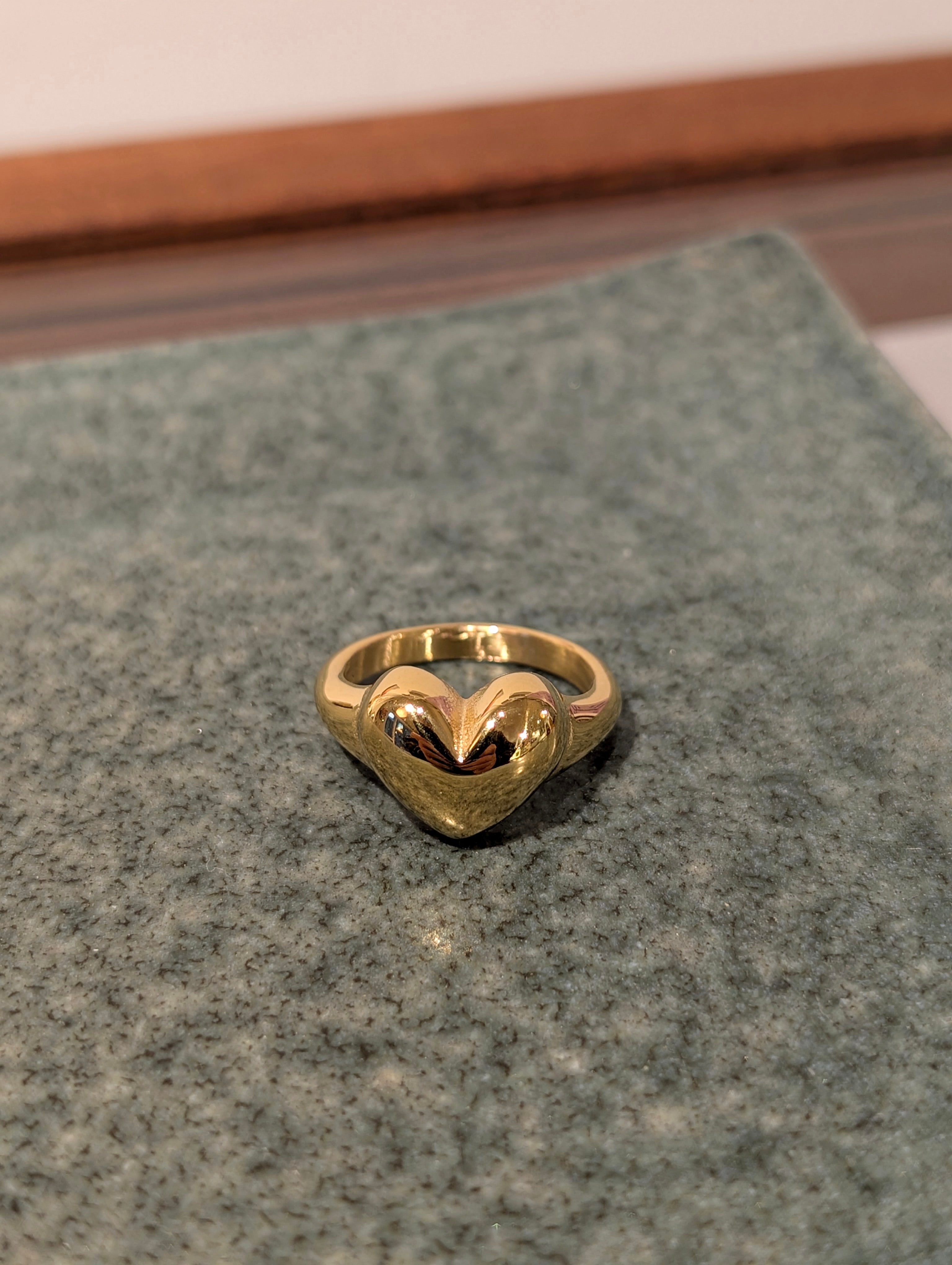 Everyday Heart Stainless Steel Ring