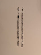 Interlock stainless steel bracelet