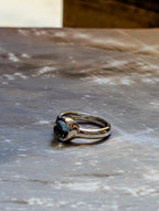 Blue Topaz 925 Silver Ring