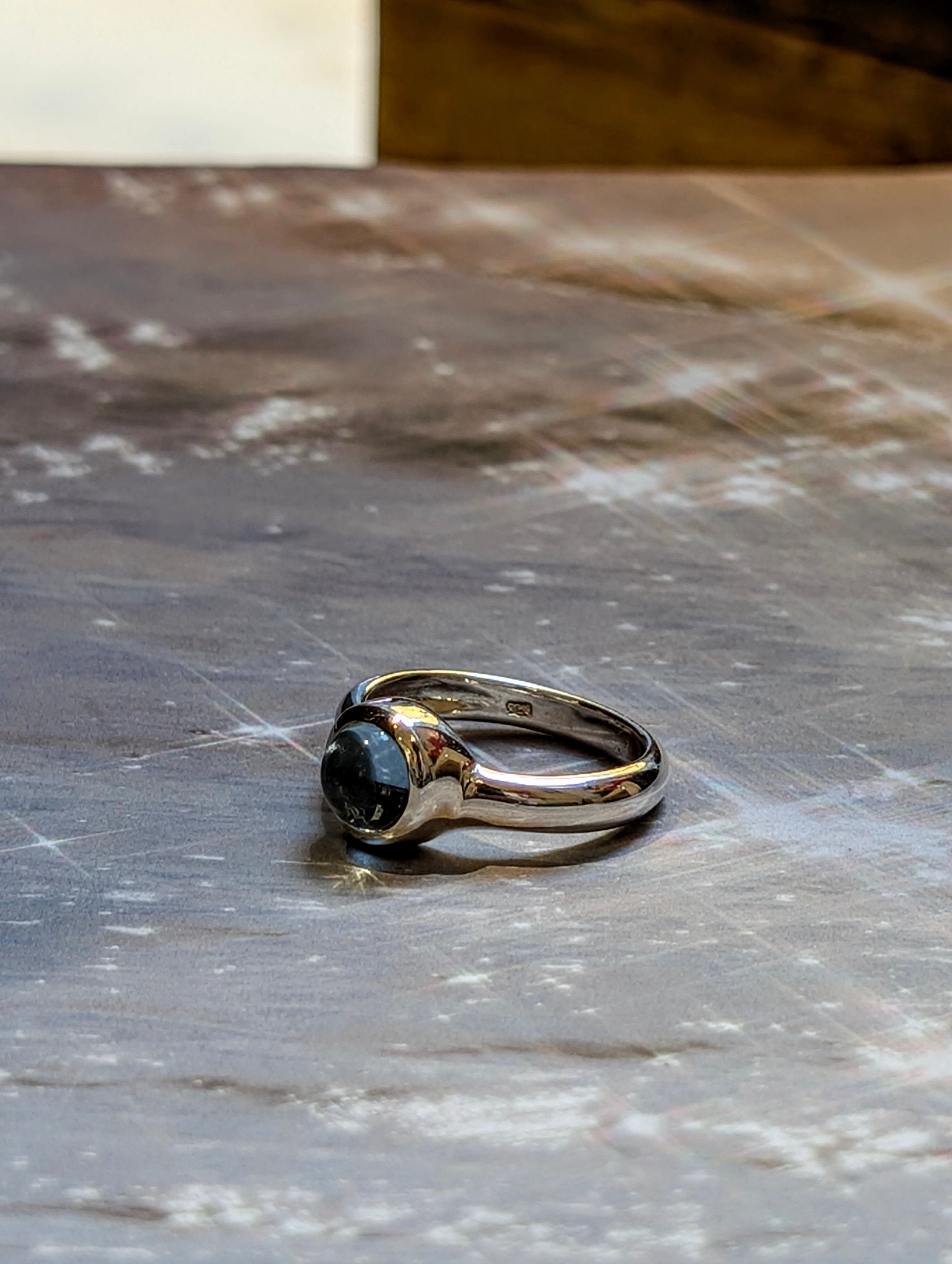 Blue Topaz 925 Silver Ring