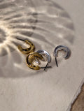 C-shape Brass Earrings