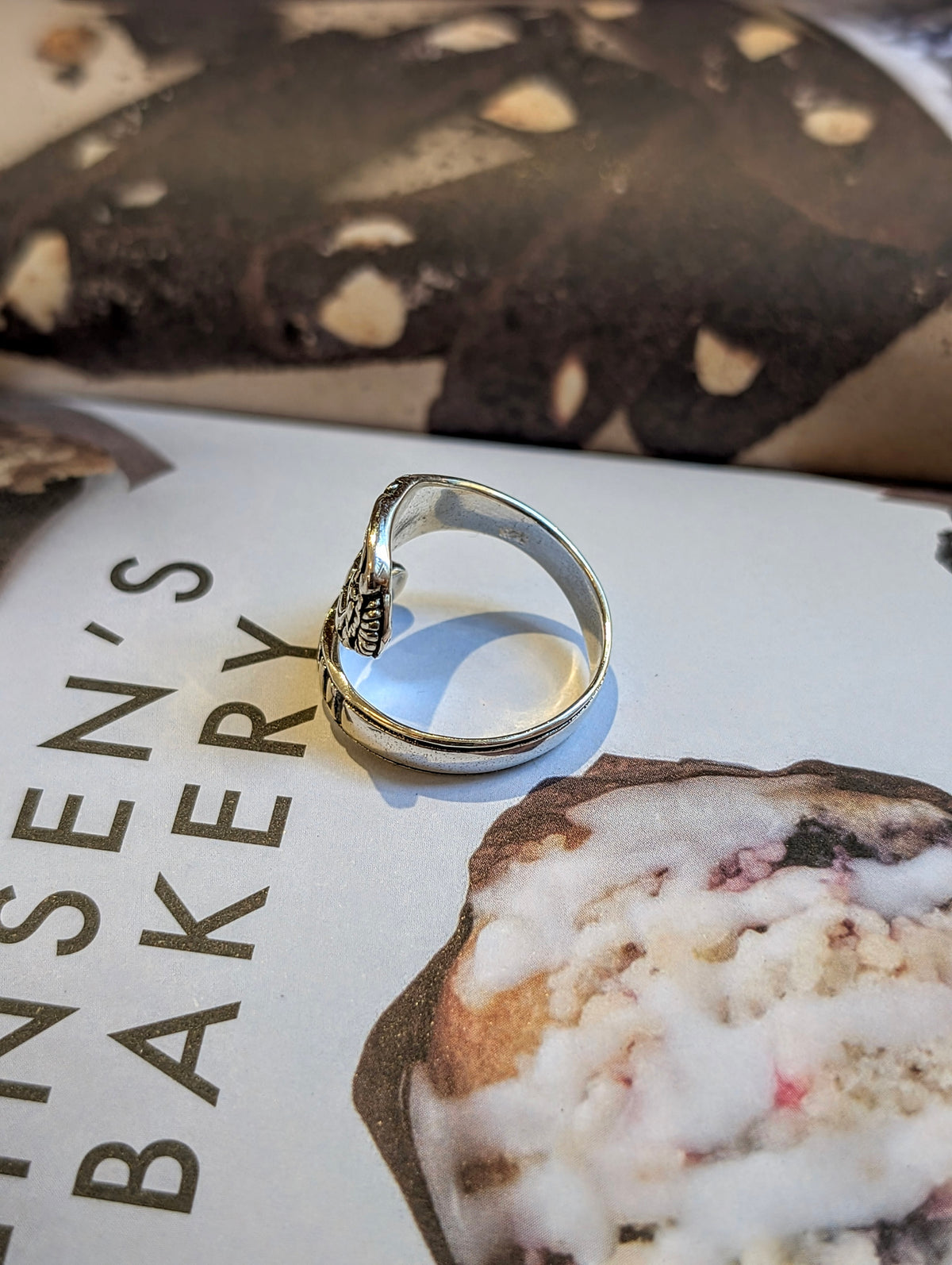 Heirloom Spoon Sterling Silver Ring