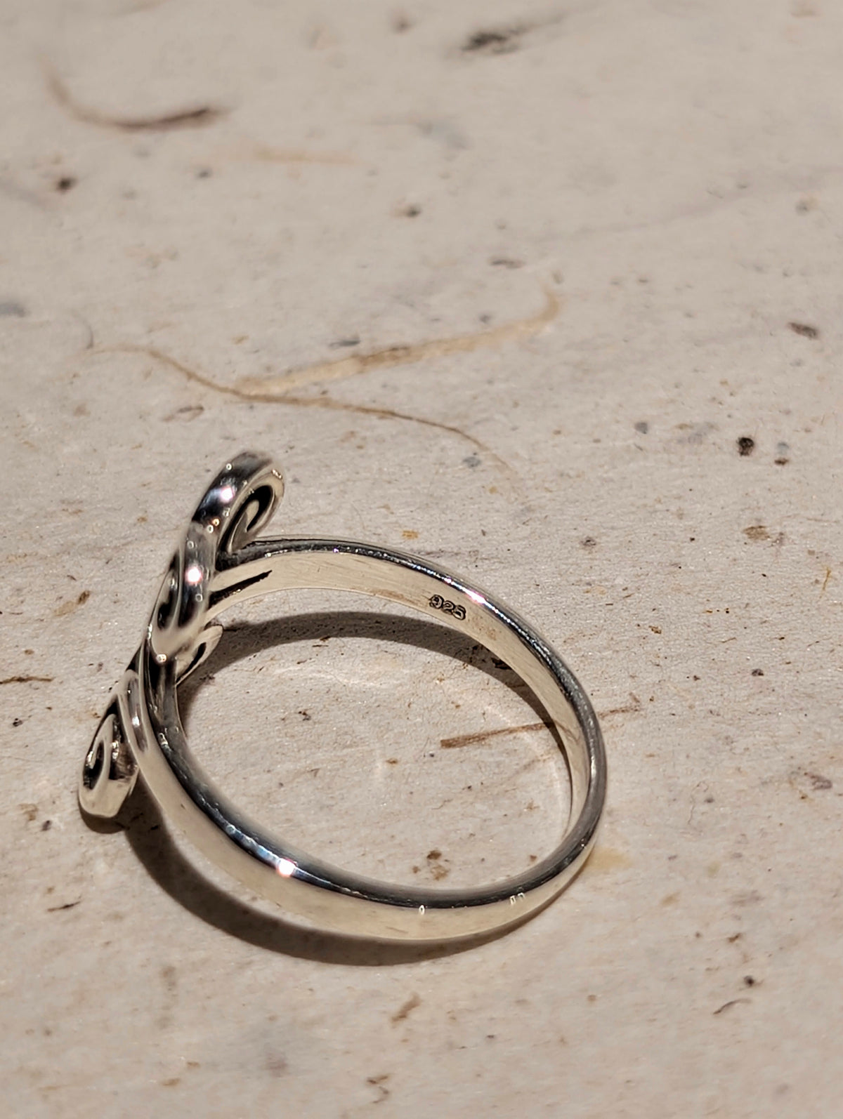Quad Spiral 925 Silver  Ring
