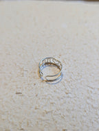 Outline Heart Band 925 Silver Ring