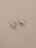 Mercury Drip Hoop Earrings