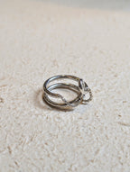 Ember Knot 925 Silver Ring
