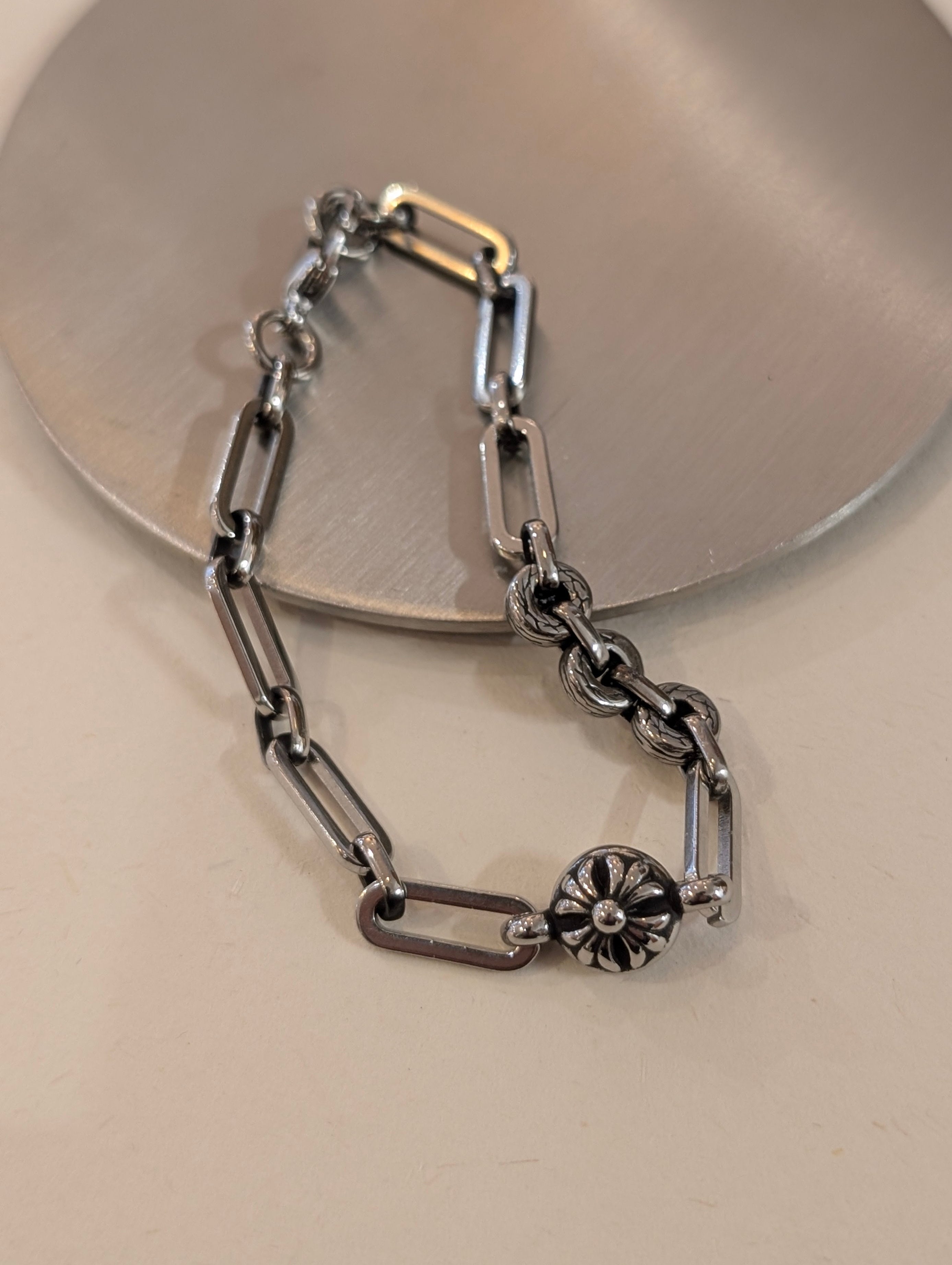 The Gothic Orb Chain Bracelet