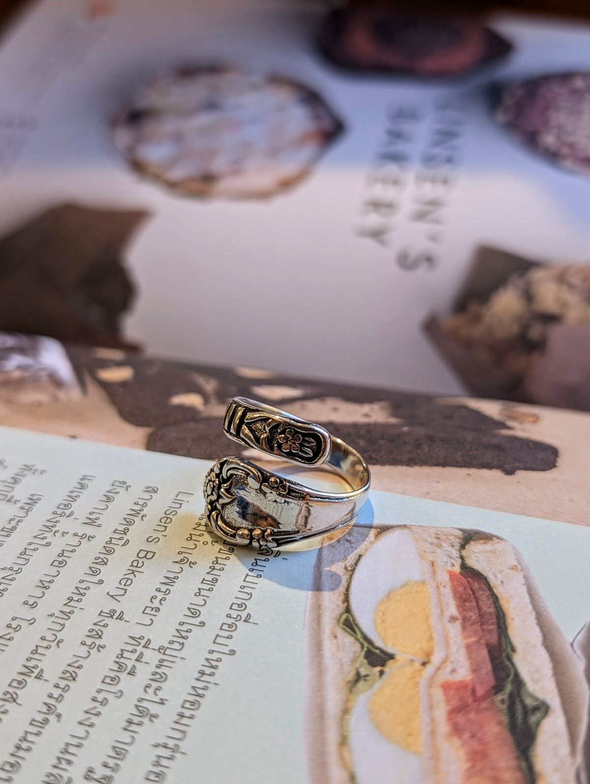 Heirloom Spoon Sterling Silver Ring