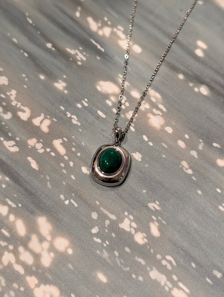 Evergreen stainless steel necklace