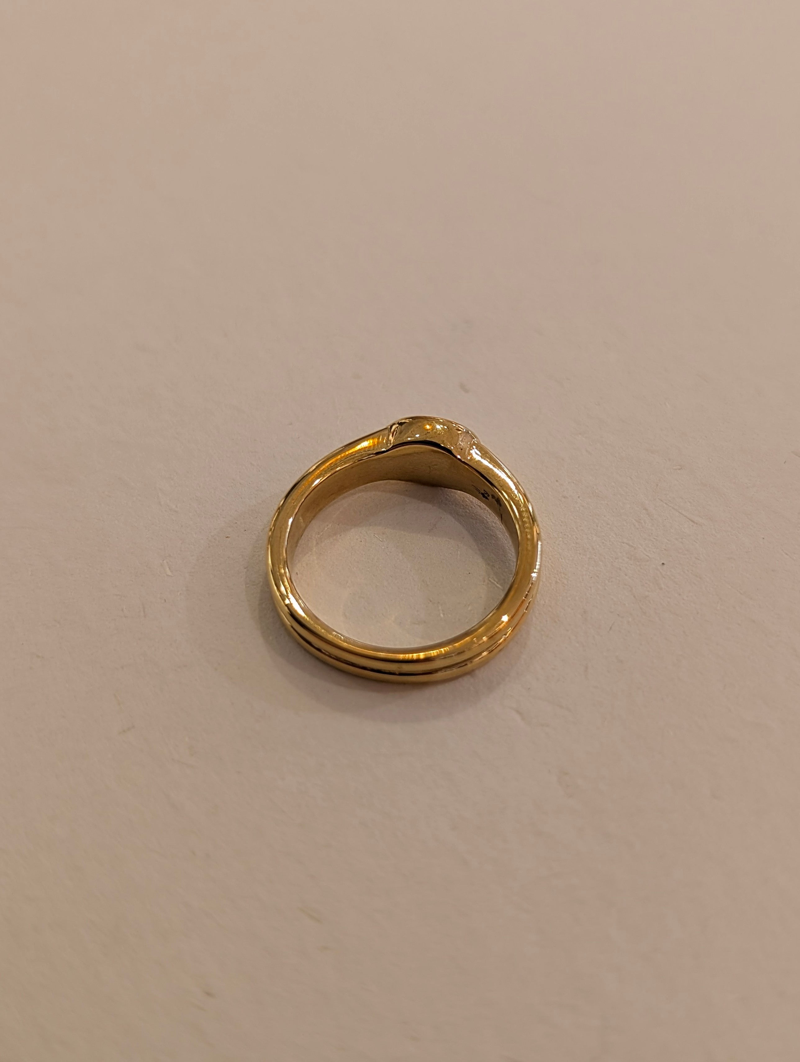 Nova pearl stainless steel ring