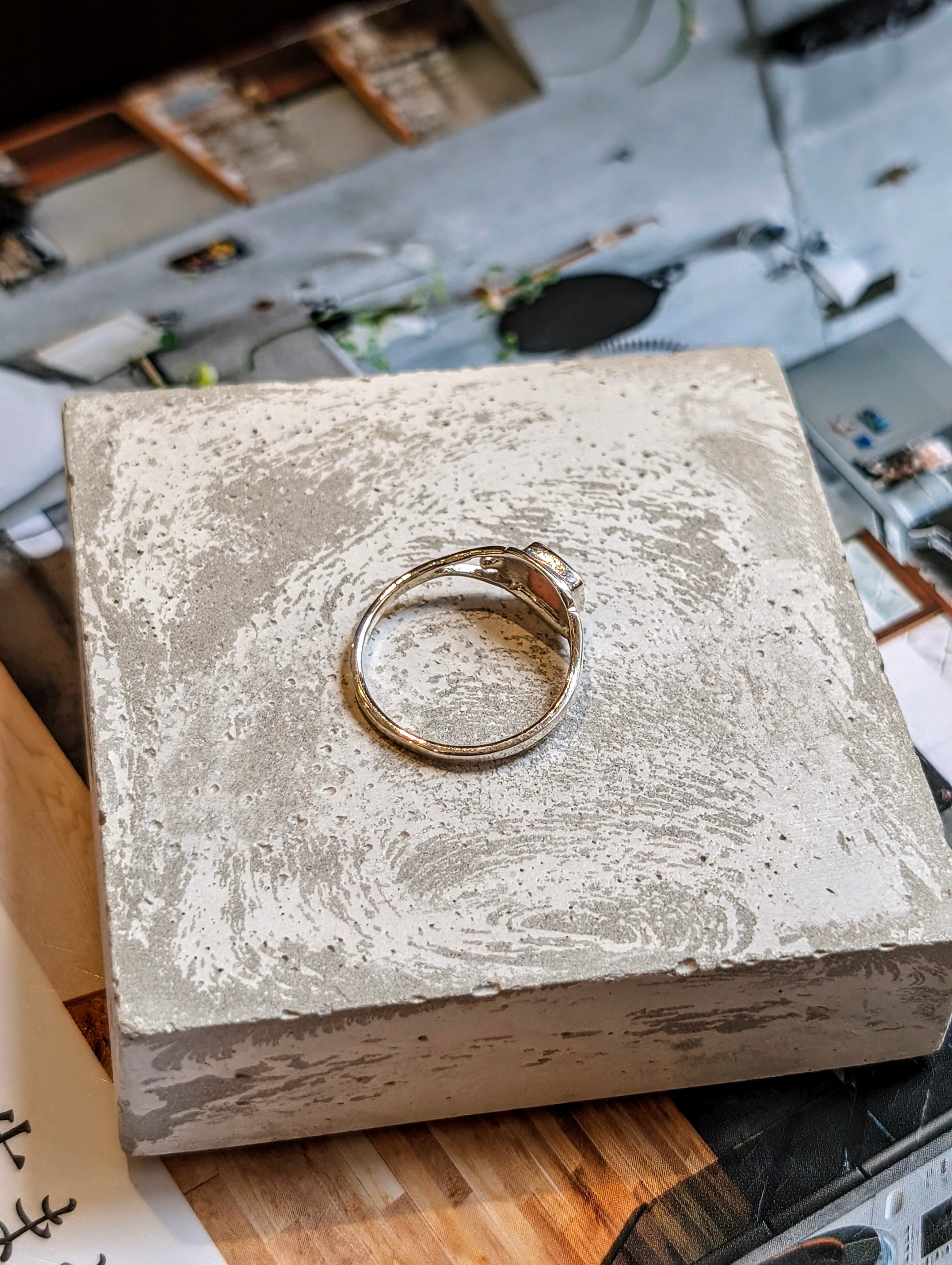 Mother Pearl 925 silver ring