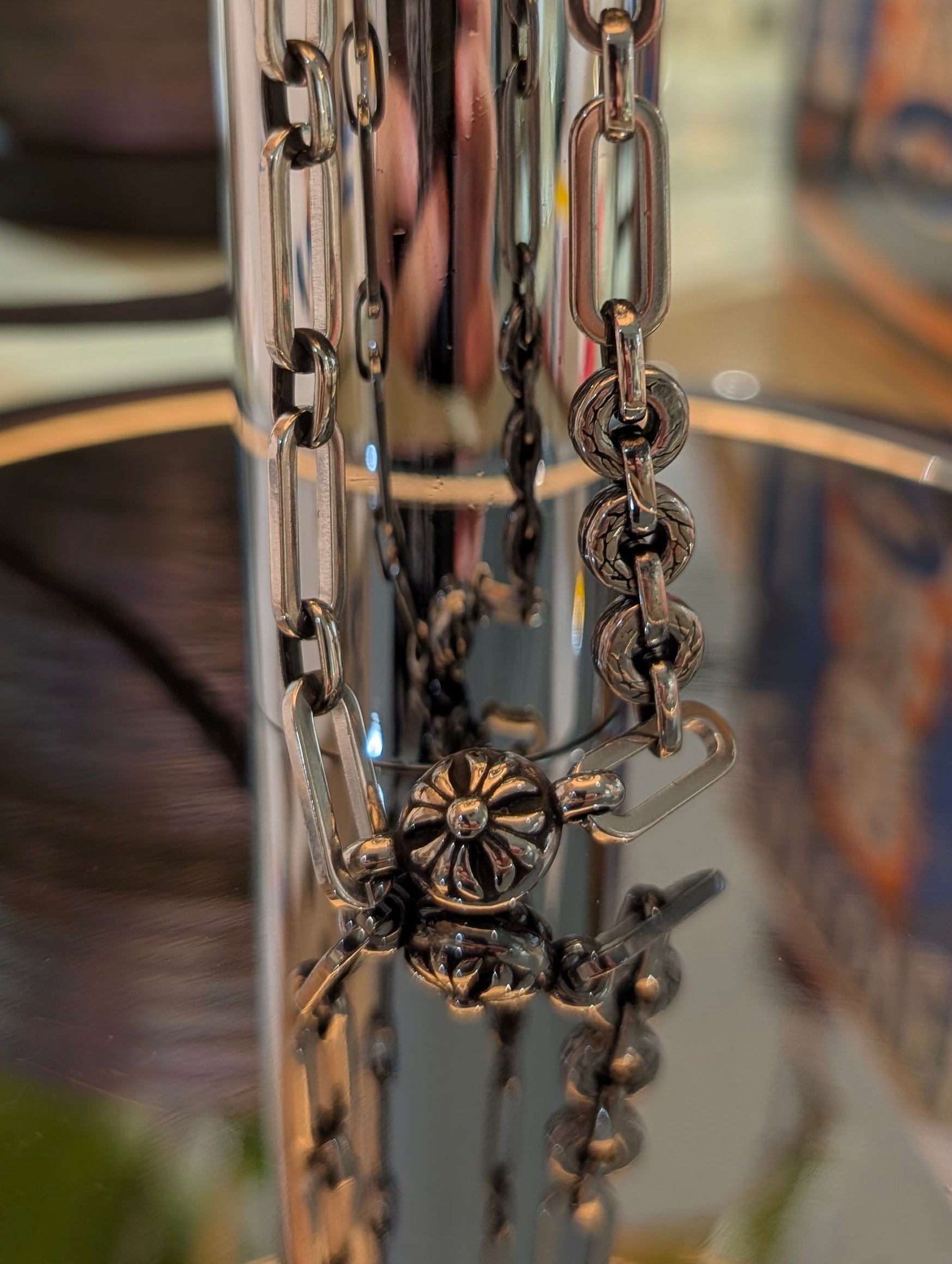 The Gothic Orb Chain Bracelet