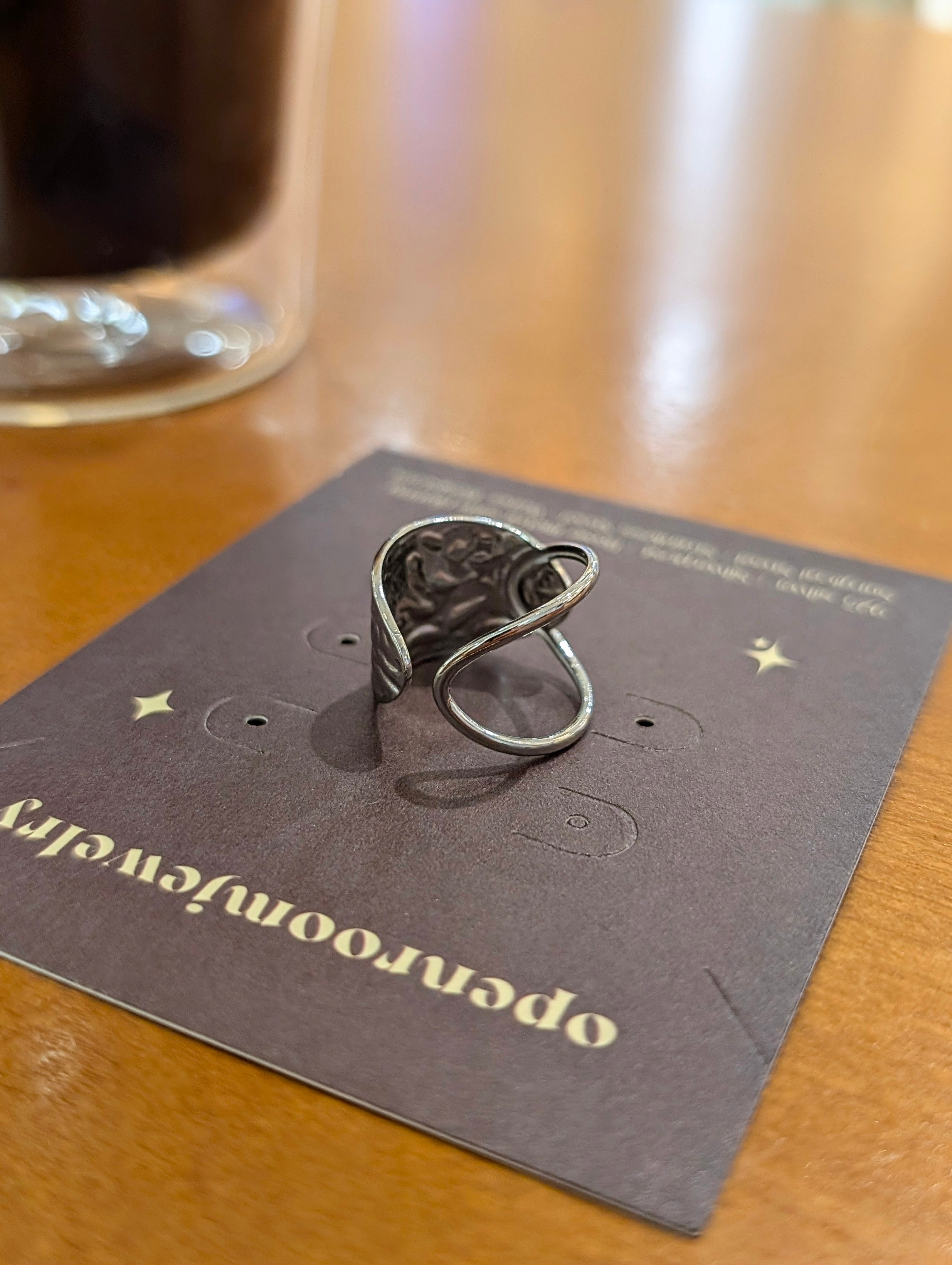 Falcrum stainless steel unisex ring