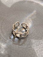 Interlock 925 silver ring