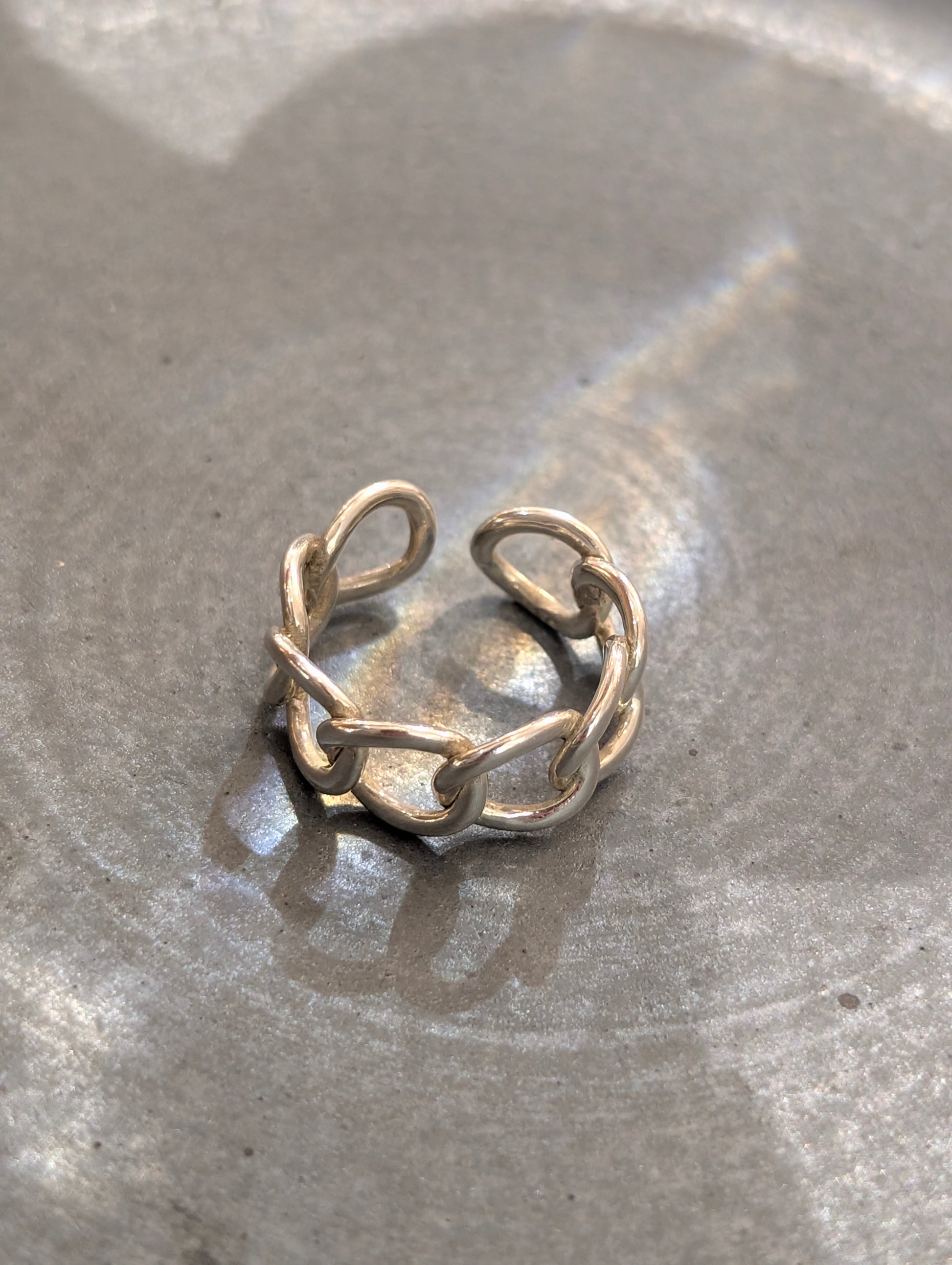 Interlock 925 silver ring