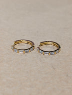 Echo Baguette Hoop Earrings