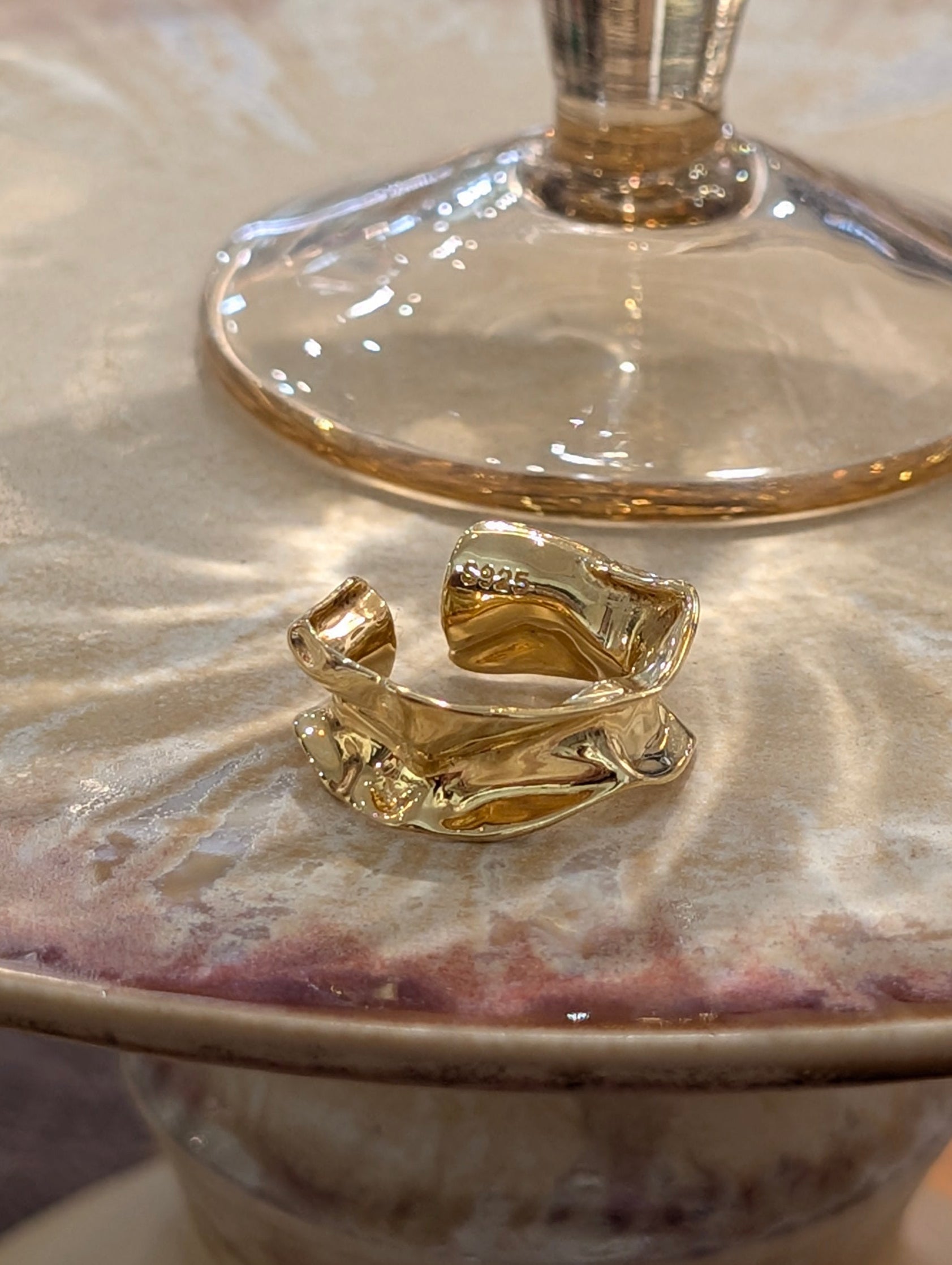 Statement 925 silver ring