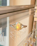 Ethiopian Opal 925 silver ring
