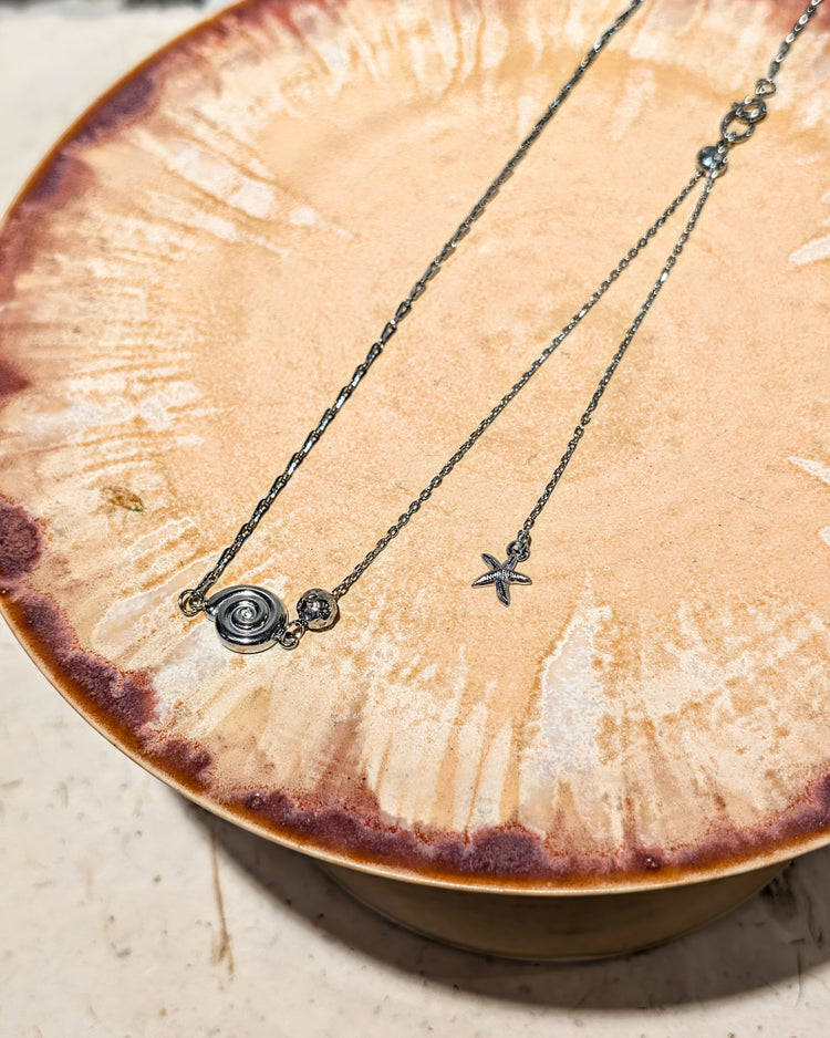 Oceanic Echo Chain Stainless Steel Necklace