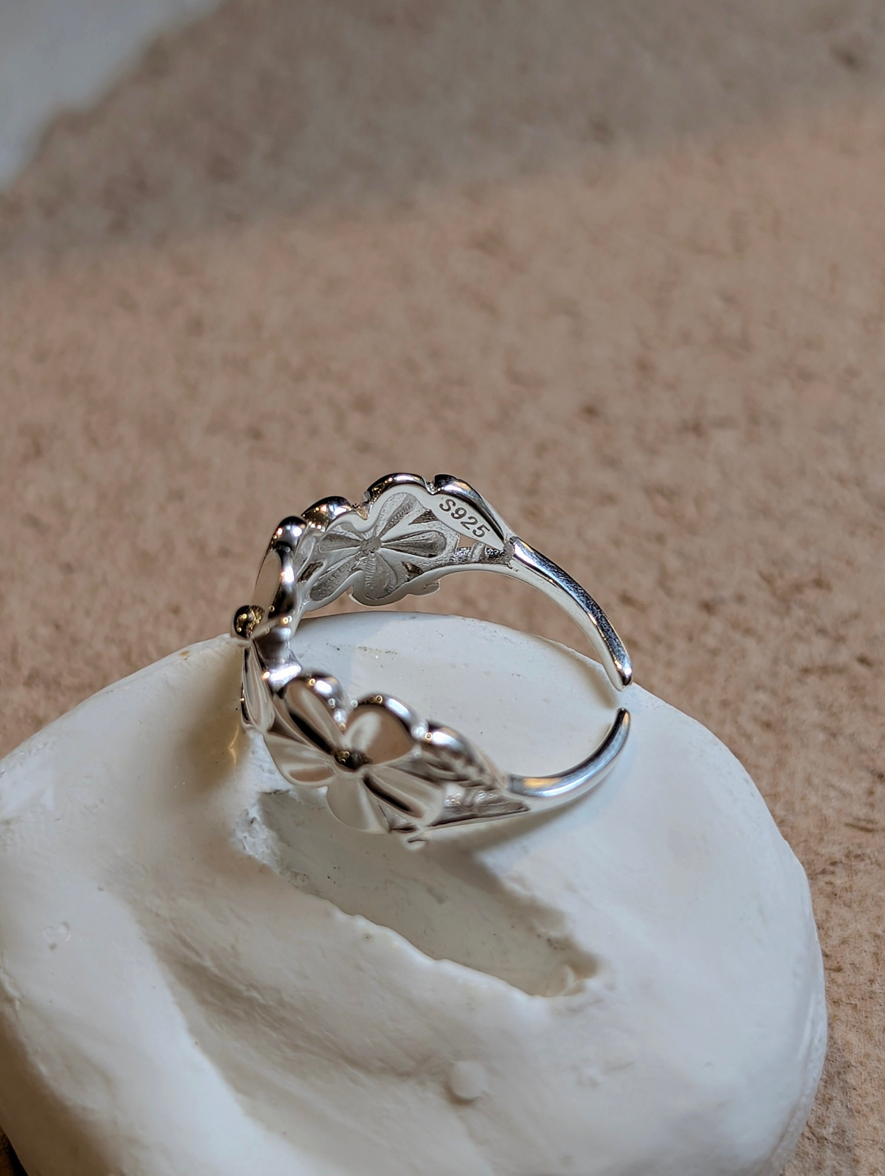 Petal Bloom 925 silver Ring