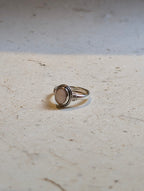 Oval Shell 925 Silver Ring