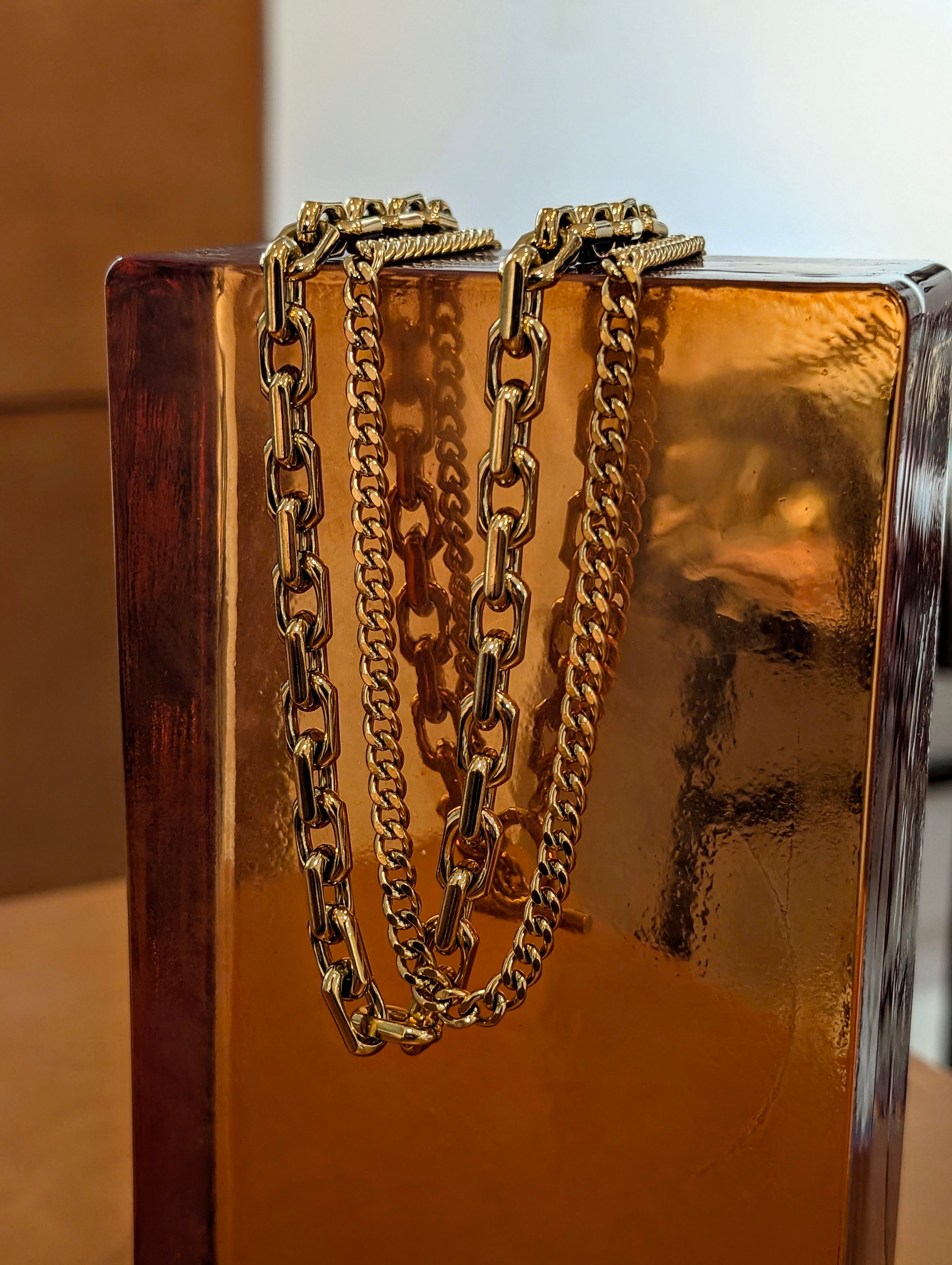 Foundry Double Link Stainless Steel Necklace