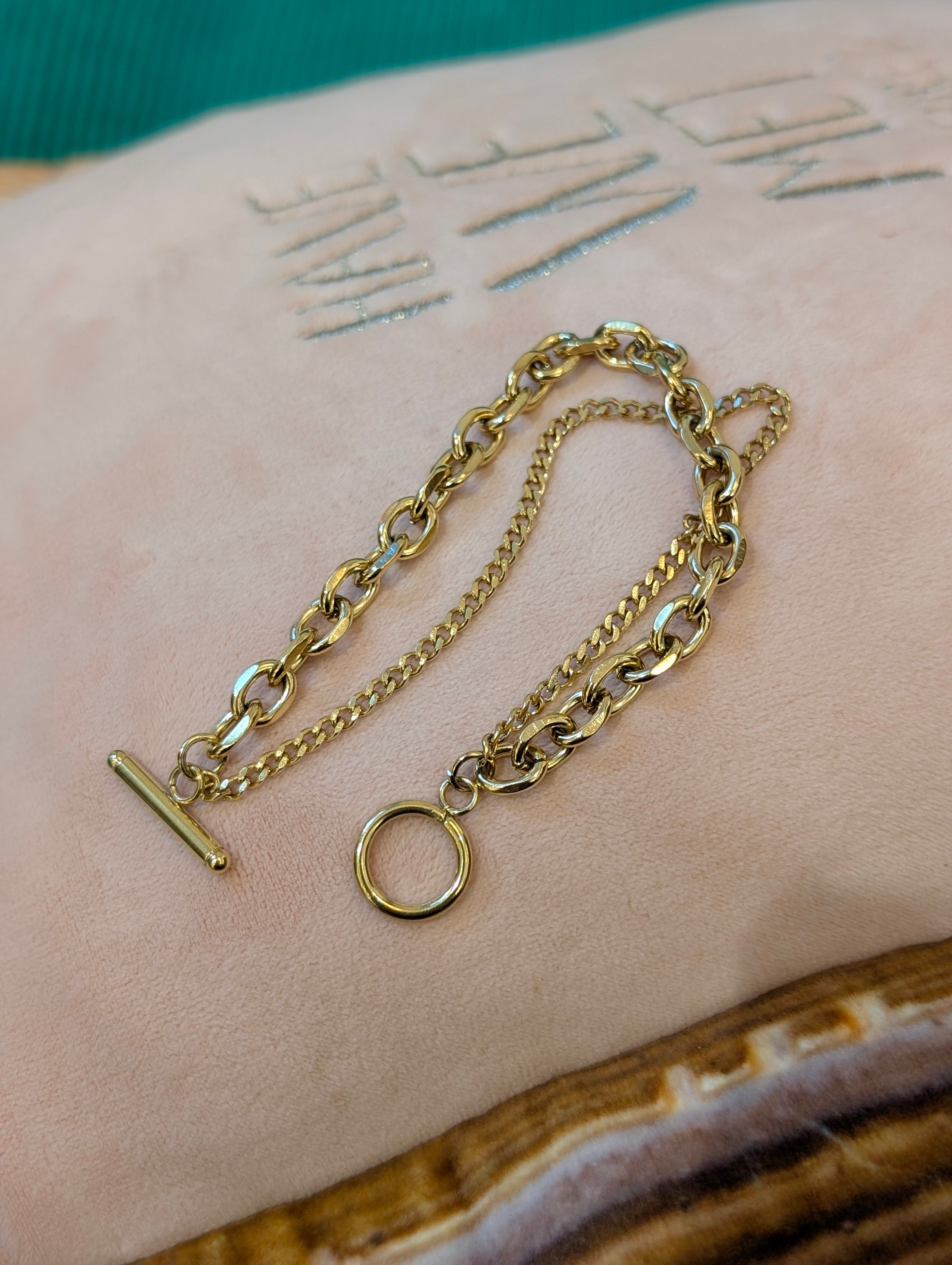 Interlock Stainless Steel Bracelet