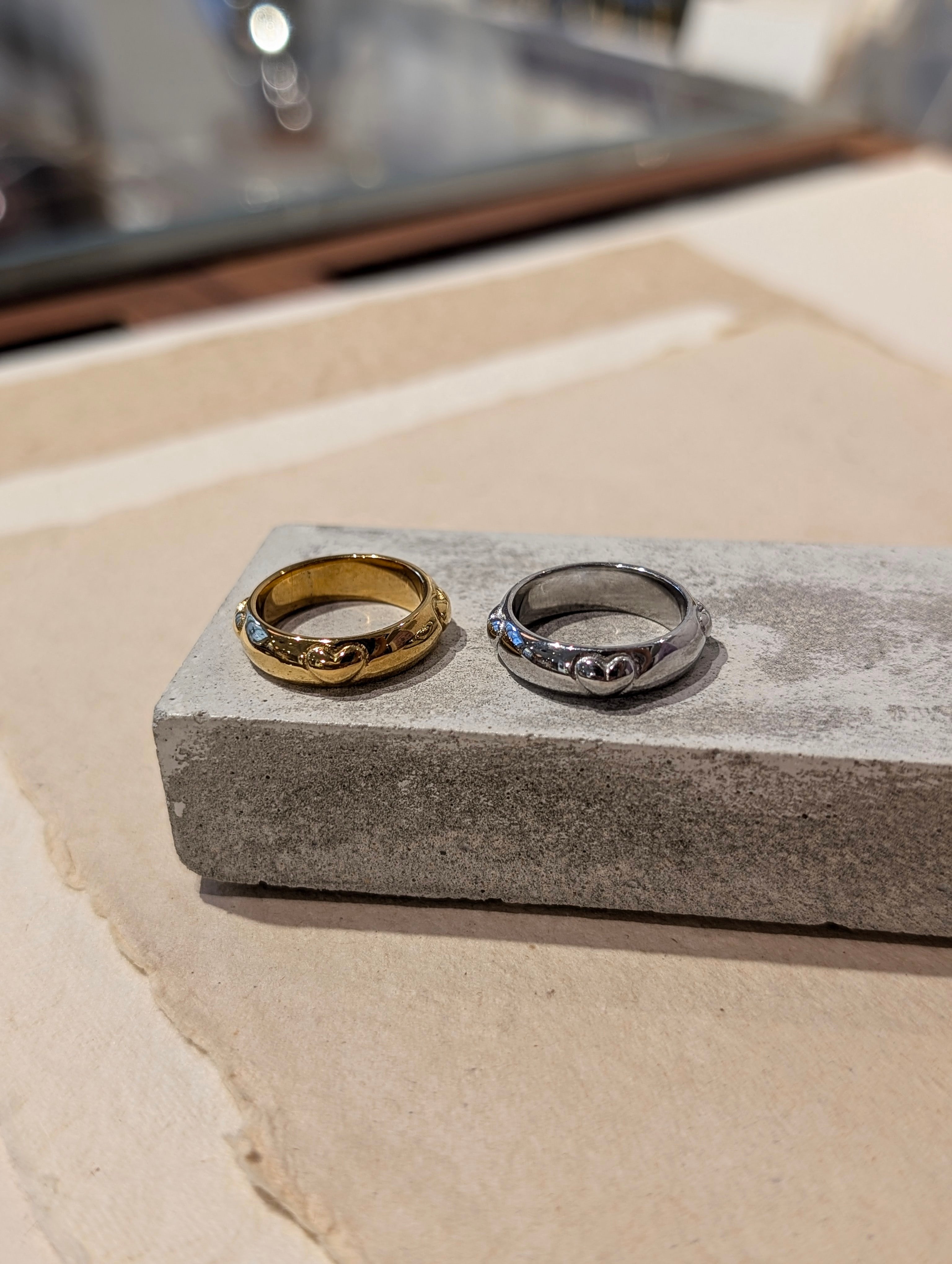 Mellow Heart Stainless Steel Ring