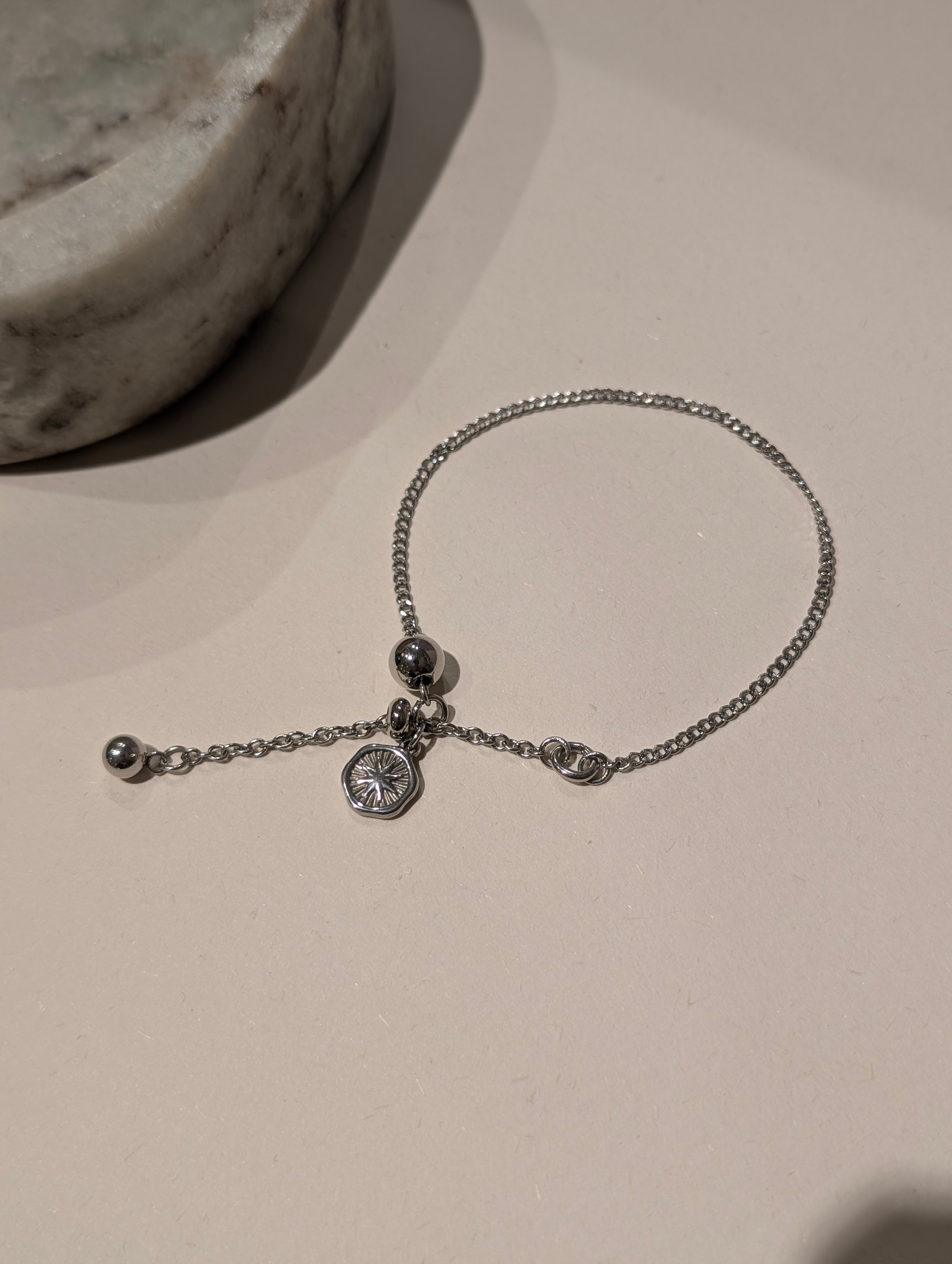 Orbit Charm Stainless Steel Bracelet