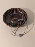Luna bean stainless steel bracelet