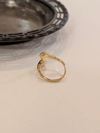 Wavelet Stainless Steel Water Resistant Ring