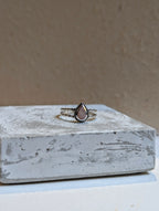 Pink mother pearl 925 silver ring